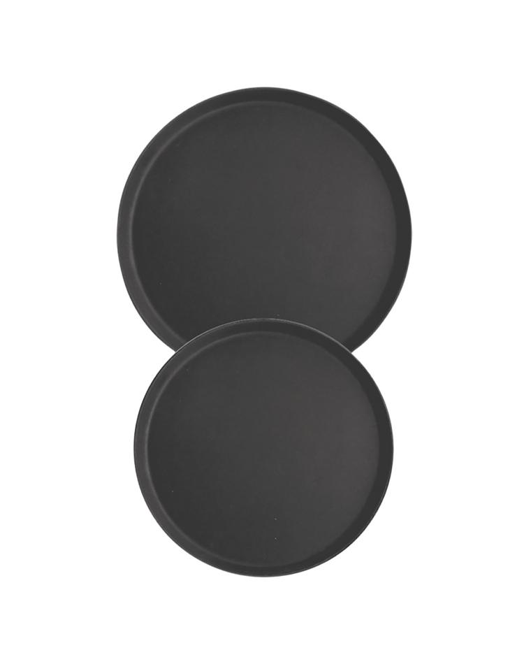 Plateau - Noir - Antidérapant - Ø35.5 CM - Promoline