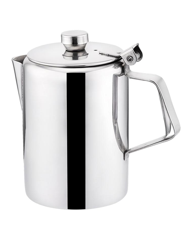 Cafetière/théière - 1,4 litre - inox - Promoline