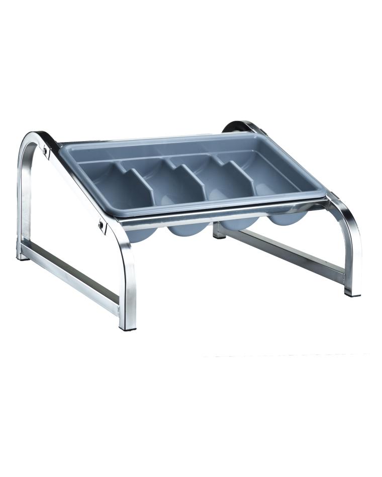 Range couverts standard - inox - 1/1 GN - 1 étage - Promoline