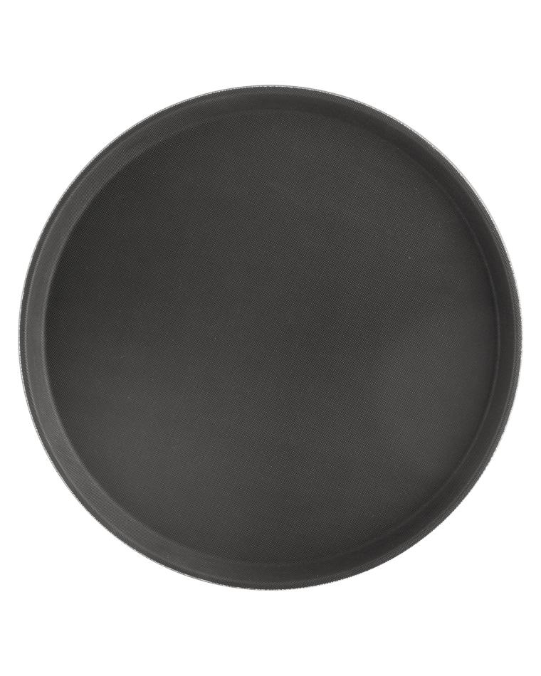 Plateau - Antidérapant - Ø35.5 CM - Noir - Promoline