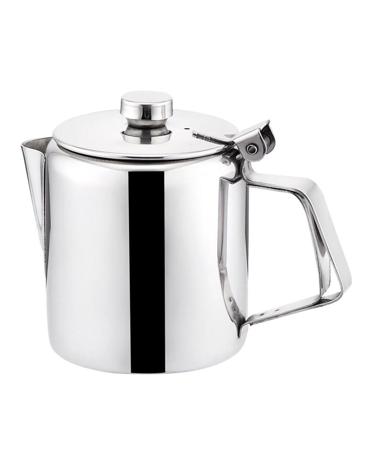 Cafetière/théière - 0,85 litre - inox - Promoline