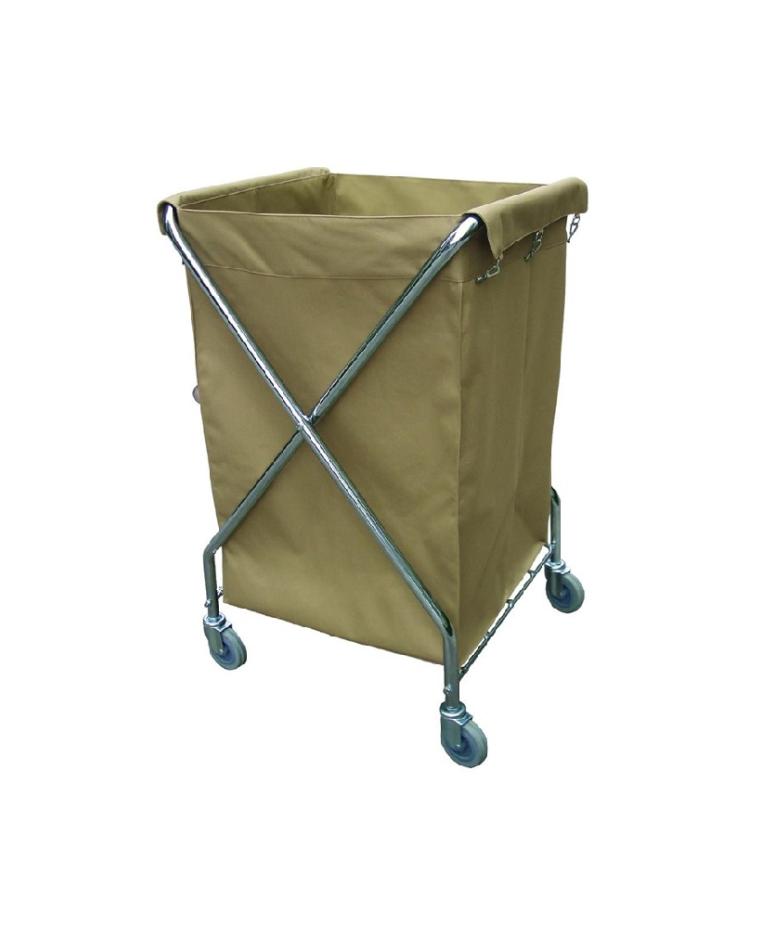 Chariot à linge - 220 Litres - Lin - H 98,5 x 62 x 62 CM - Jantex - L616