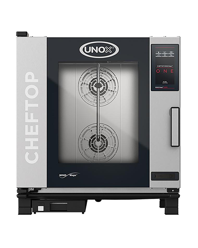 Cheftop Mindone - H 84.3 x 75 x 78.3 CM - 81.1 KG - 380 - 415 - Sans - Prise V - 11700 W - Inox - +30°C / +260°C - Unox - 596240