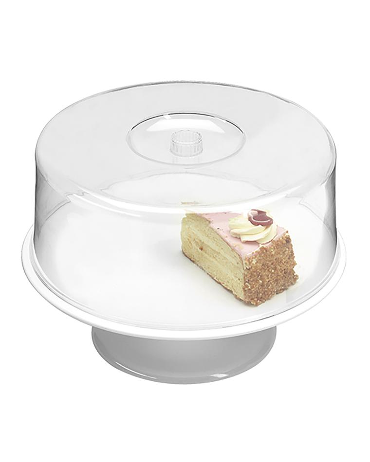 Présentoir à gâteaux - H 10 CM - 0,8 KG - Ø32 CM - Mélamine - 050025