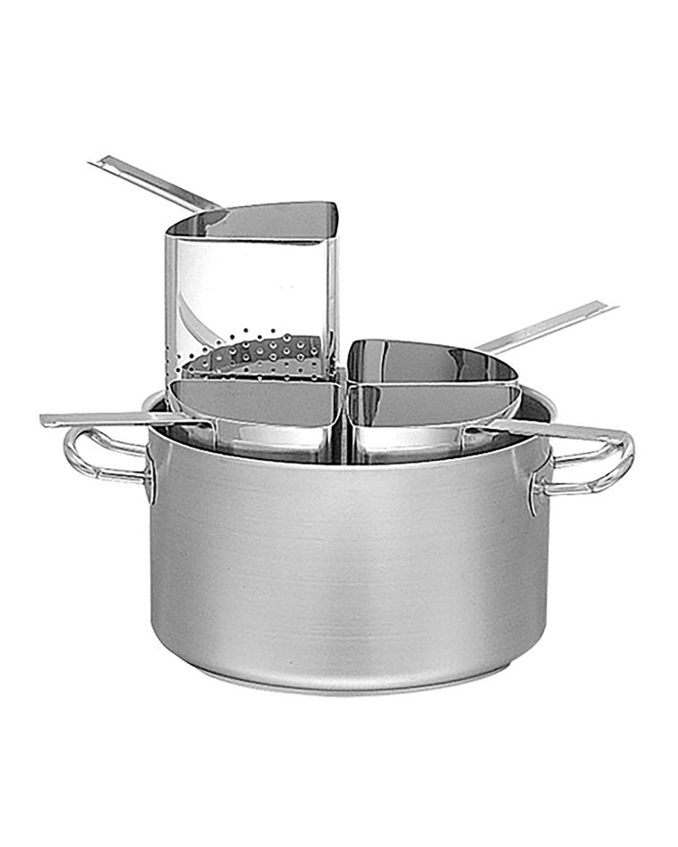 Casserole à Pâtes - H 21 CM - 0.1 KG - Ø35 CM - Inox 18/10 - 20.2 Litre - Pujadas - 720120