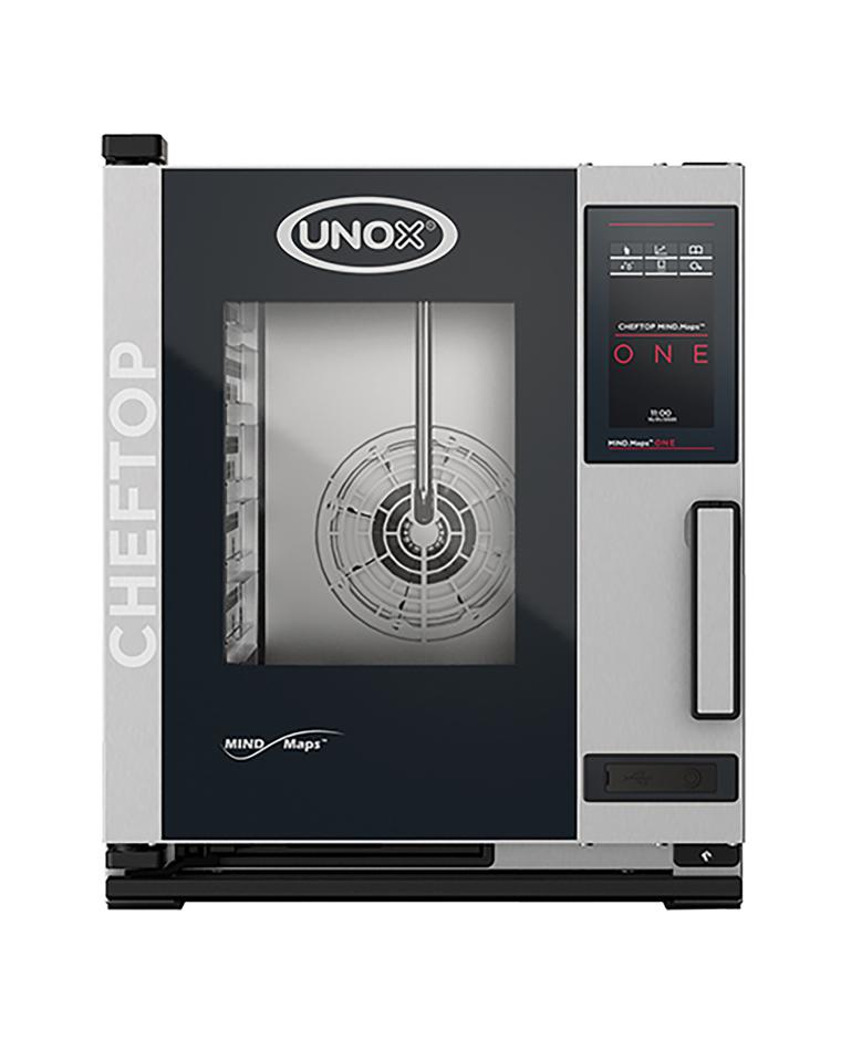 Cheftop Mindone - H 64.9 x 53.5 x 72 CM - 55.2 KG - 380 - 415 - Sans - Prise V - 5200 W - Inox - +30°C / +260°C - Unox - 596233