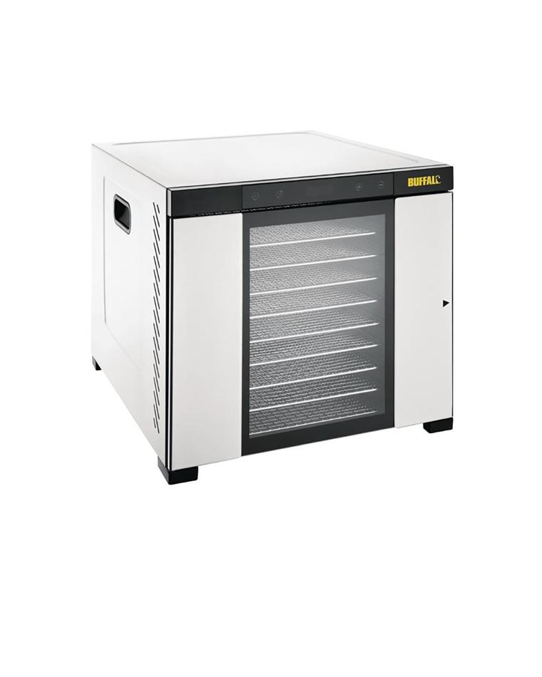 Etuve de séchage - H 43 x 53,5 x 41,7 CM - 1000 W - 220-240 V - Inox - Buffalo - CS950