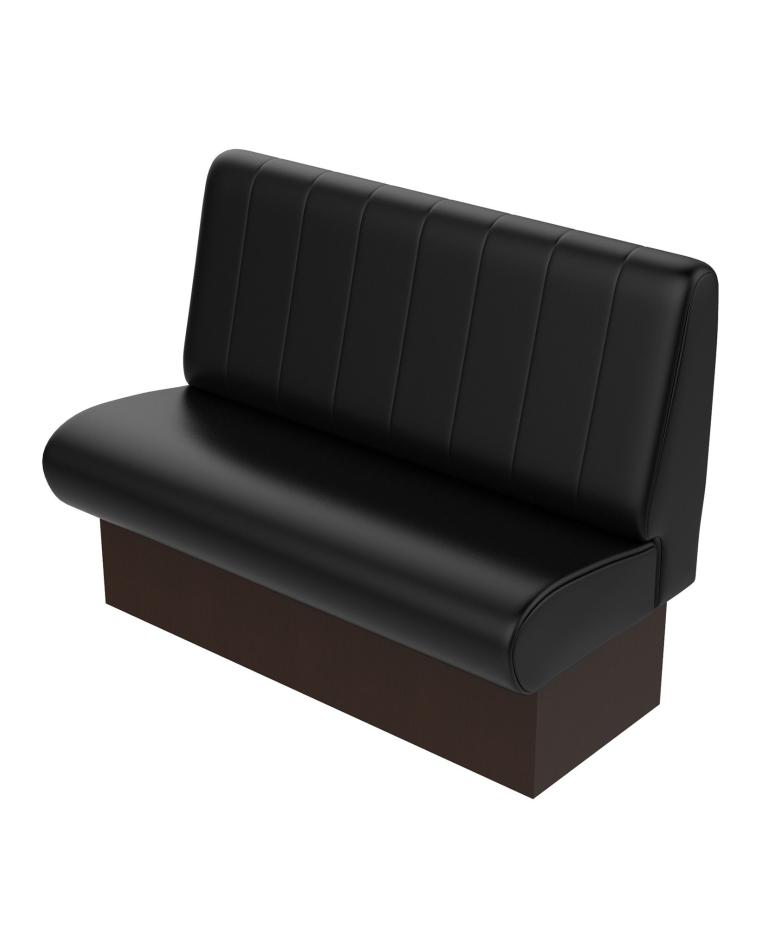 Banc de repas traiteur - Bistro - Noir - 120 cm - Promoline