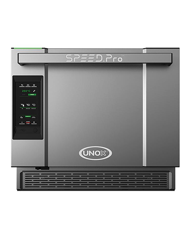 Bakerlux Speed.Pro - H 54.1 x 61.2 x 74.6 CM - 91 KG - 380 - 415 - Sans - Prise V - 6600 W - Inox - +30°C / +260°C - Unox - 596010