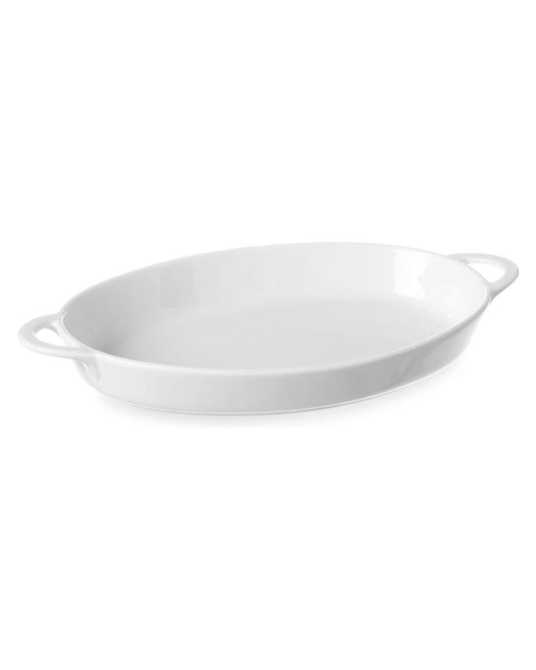 Plat à four - 3 pièces - 27 X 18 CM - Blanc - Porcelaine - Hendi - 784020