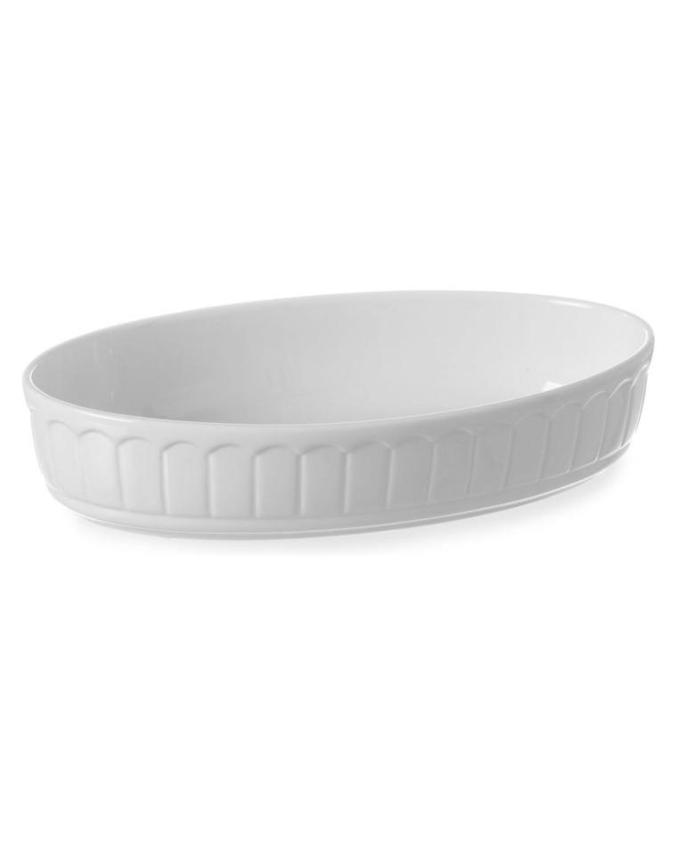 Plat à Four Rustica - 24,5 X 14,5 CM - Blanc - Porcelaine - Hendi - 786338