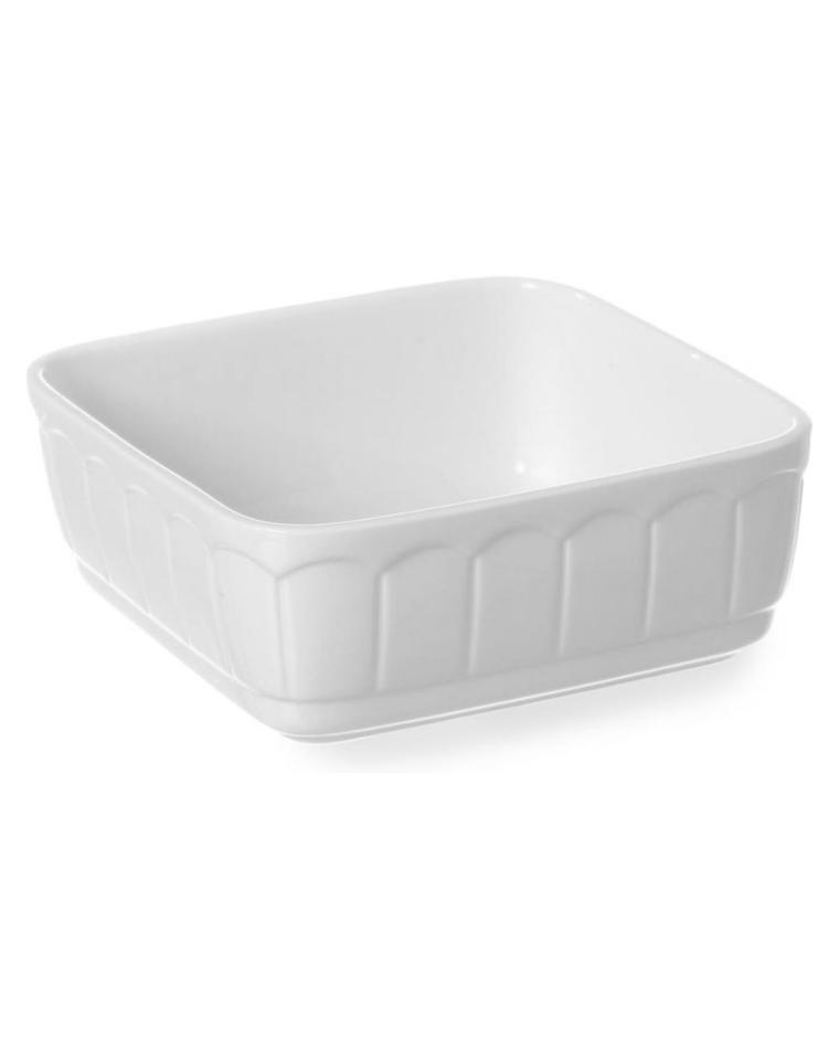 Plat à Four Rustica - 16,5 X 16,5 CM - Blanc - Porcelaine - Hendi - 786352