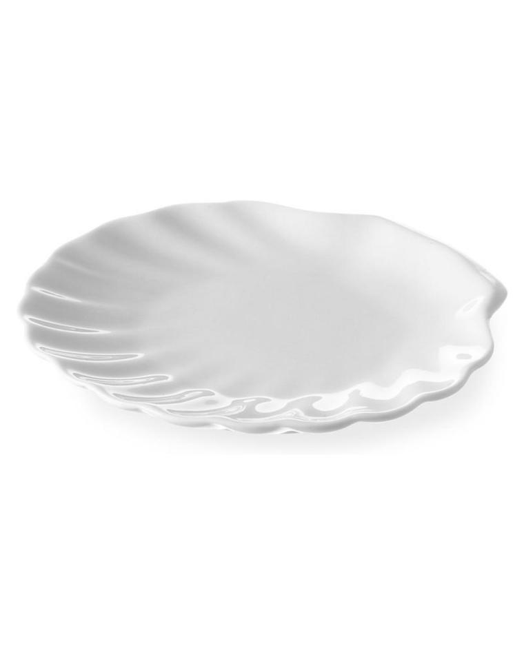 Plat à tapas - Cascare - Ø 10 CM - 6 pièces - Blanc - Porcelaine - Hendi - 784303