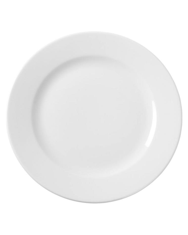 Assiette plate - 12 pièces - Porcelaine - 16 CM - Hendi - 794050