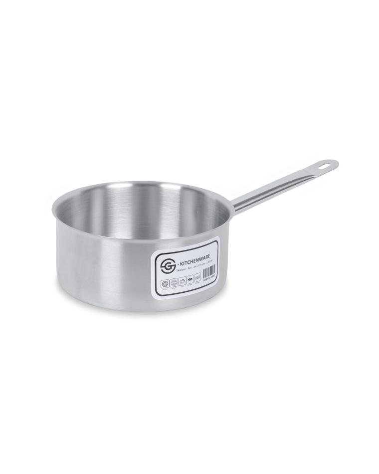 Casserole - Inox - Ø24 CM - H 11 CM - 5,0 Litre - Promoline