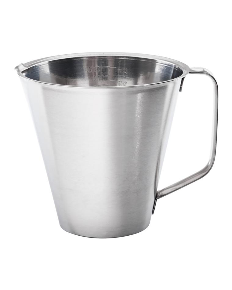 Gobelet doseur - 1 litre - inox - Promoline