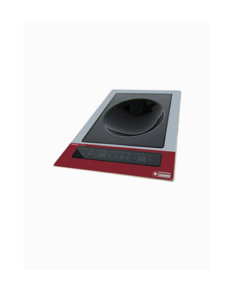 Plaque wok induction - Encastrable - 6000W - 400V - Diamond - WOKI-60IP/TR