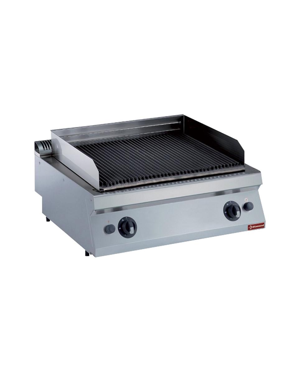 Grill à lave - Gaz - 14kW - Diamant - G17/GPL8T-NG