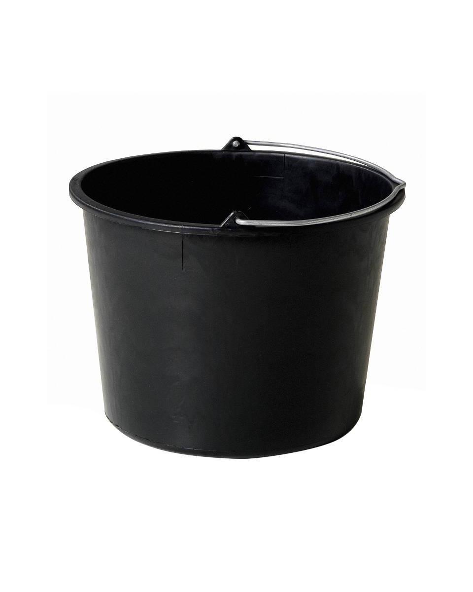 Seau de construction - 12 Litres - Noir - Betra - 651053