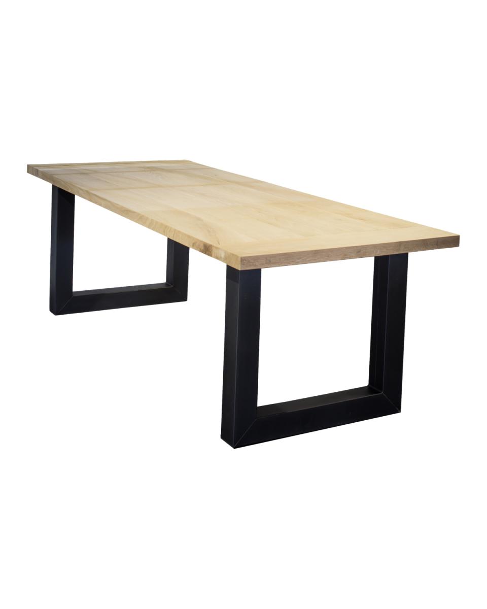 Pied de table - Flow - Noir - Métal - Promoline