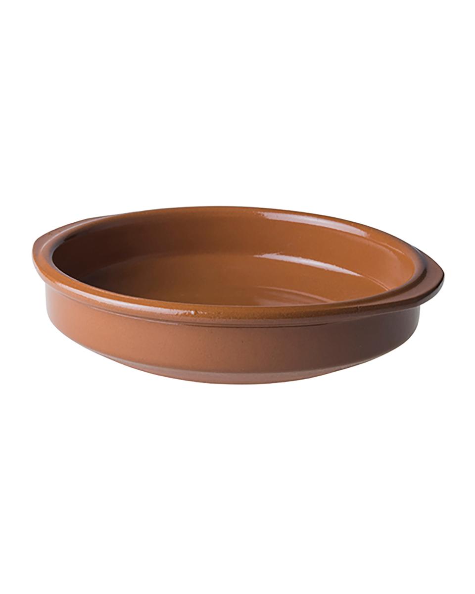 Plat à four - Ø20 CM - 4 pièces - Marron - Tapas - Classico - 129840