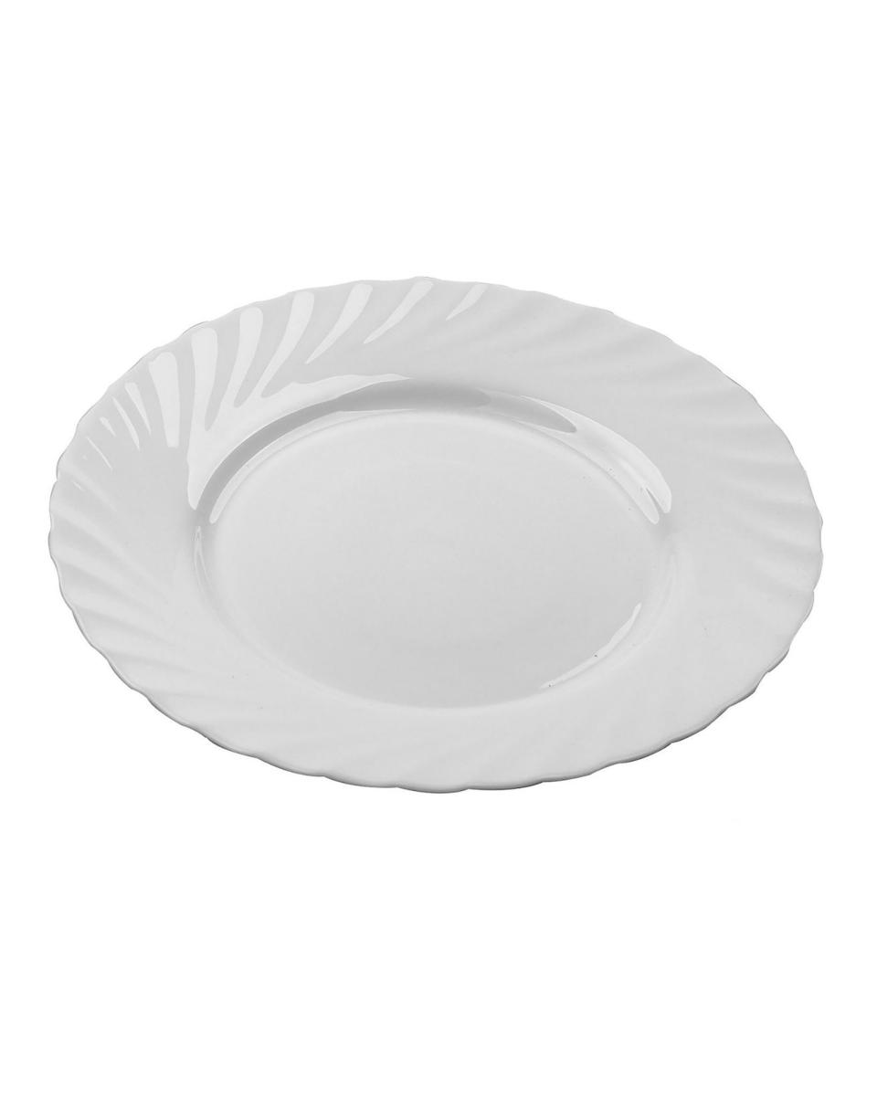 Assiette - Ø24,5 CM - 6 pièces - Blanc - Arcoroc - Blanc Trianon - 122848