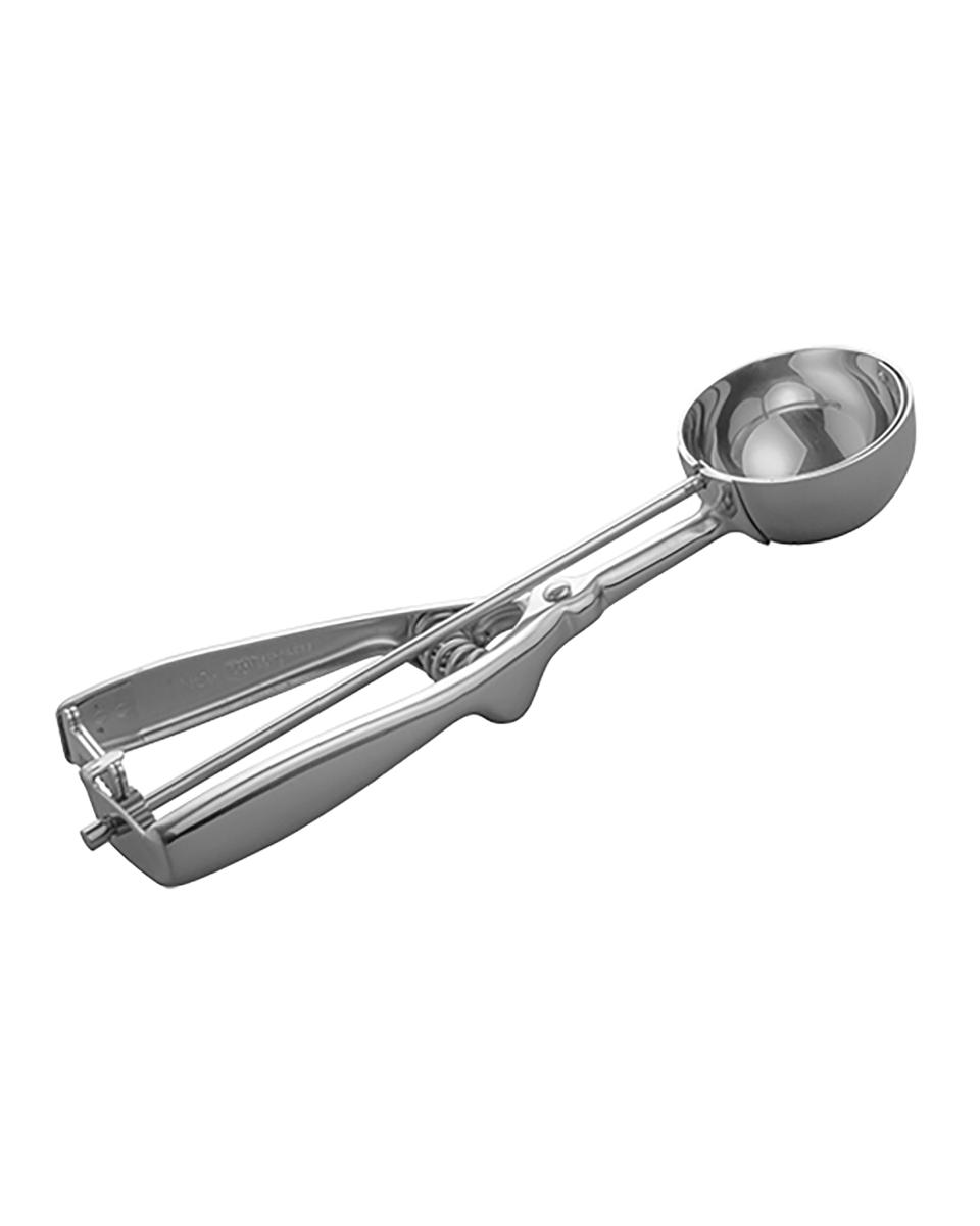 Cuillère portionneuse à glace - 0,16 KG - Ø5,6 CM - Inox 18/08 - 0,016 Litre - 033016