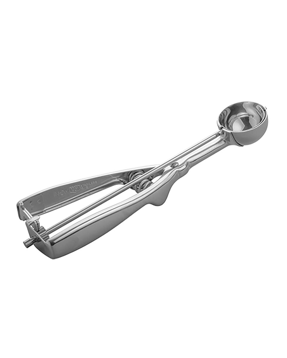 Cuillère portionneuse à glace - 0,12 KG - Ø3,9 CM - Inox 18/08 - 0,050 Litre - 033050