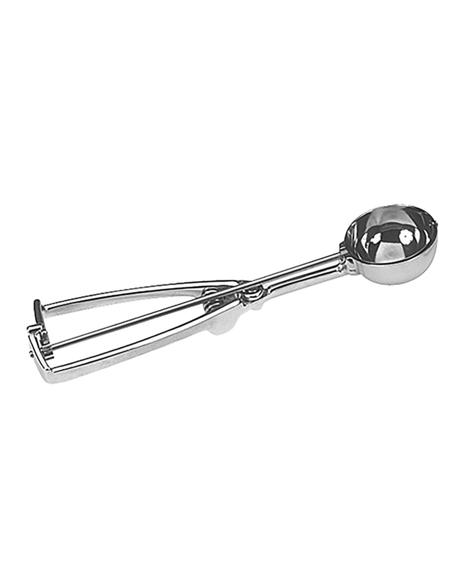 Cuillère portionneuse à glace - 0,22 KG - Ø5,6 CM - Inox 18/10 - 0,020 Litre - Stöckel - 040005