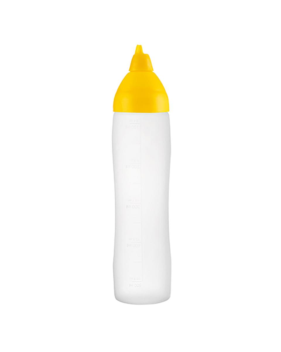 Dose Squeeze Bottle - H 26,1 CM - 0,065 KG - Ø6 CM - Polyéthylène (Ldpe) - Jaune - 0,5 Litre - Araven - 962091