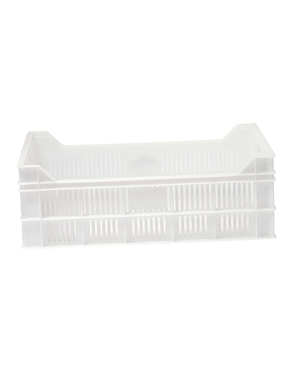 Bac gerbable - H 20,8 x 60 x 40 CM - 2 KG - Blanc - 35 Litres - Denox - 600004