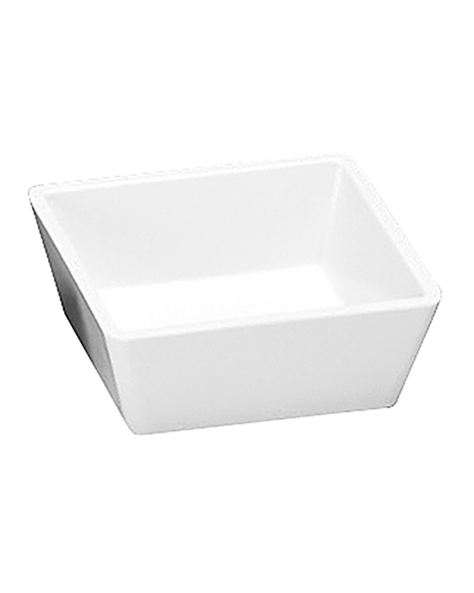 Plat de service - H 3,5 x 9 x 9 CM - 0,001 KG - Mélamine - Blanc - 145270