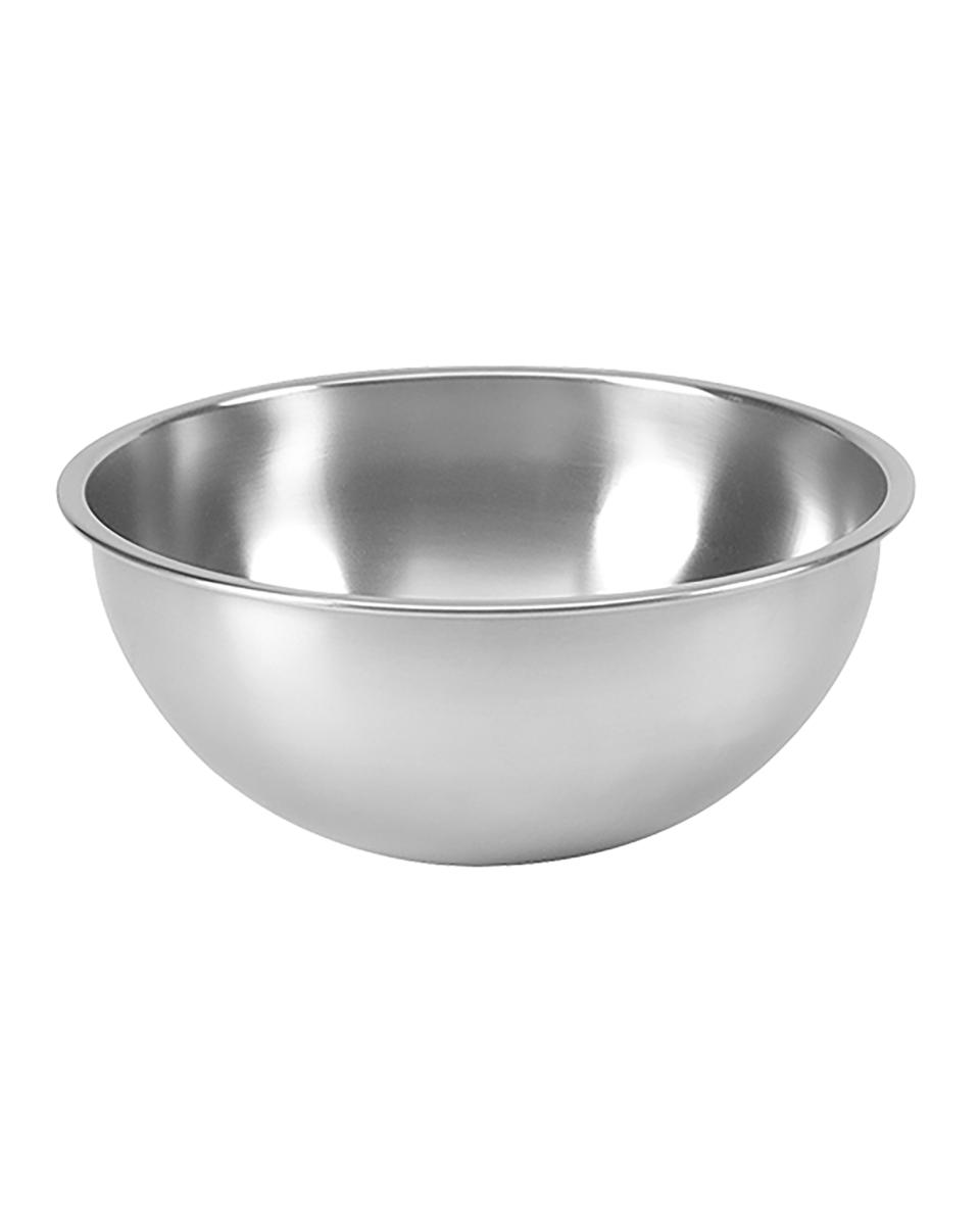 Bol mélangeur - H 10,5 CM - 0,42 KG - Ø25 CM - Inox 18/08 - 3 Litre - 893023