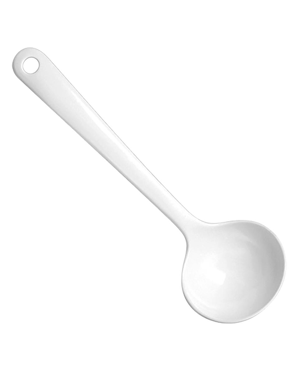 Louche à sauce - 0,1 KG - Ø7,5 CM - 25 CM - Polybutylène téréphtalate (Pbt) - Blanc - WACA - 937152