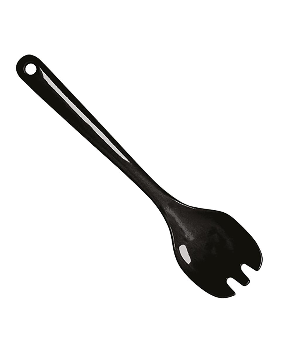 Fourchette de service - 0,05 KG - 30,5 CM - Plastique - Noir - WACA - 937681