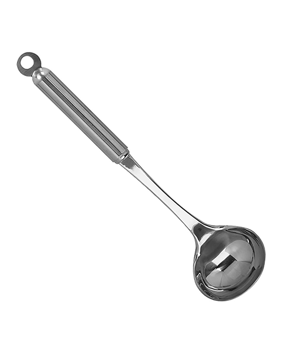 Louche à sauce - 0,26 KG - Ø7 CM - 29 CM - inox - 969702