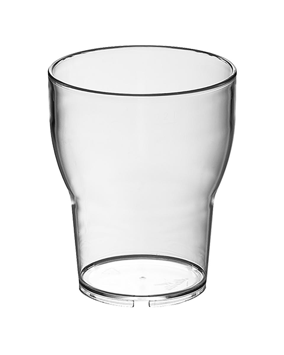 Verre Universel - H 9 CM - 0,04 KG - Ø7,3 CM - Polycarbonate - 0,2 Litre - Roltex - 230028