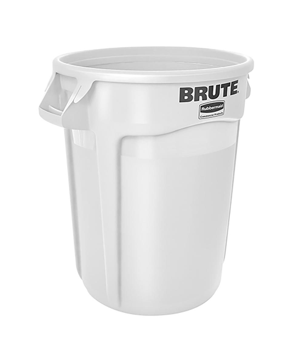 Barquette alimentaire - H 69.2 CM - 3.4 KG - Ø55.9 CM - Polyéthylène - Blanc - 121.1 Litre - Rubbermaid - RM2632