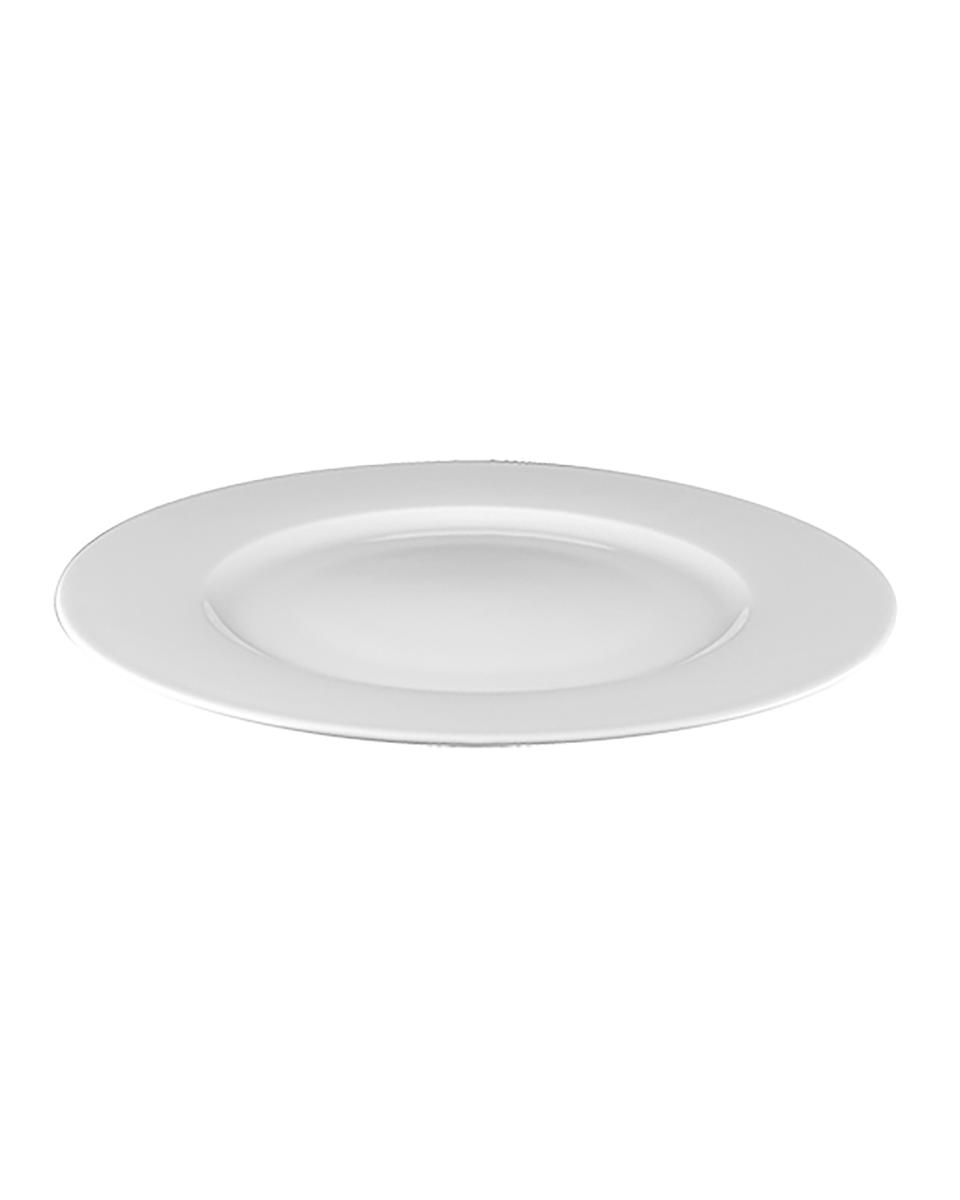 Assiette - 0,53 KG - Ø26,5 CM - Porcelaine - Blanc - 735902