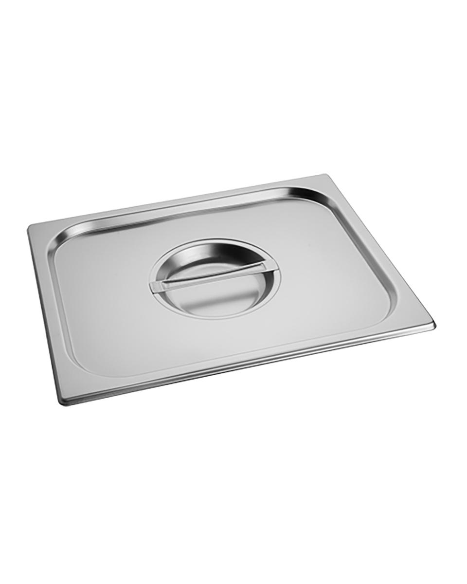 Couvercle Gastronorm - 1/2 GN - 32,5 x 26,5 CM - Inox - Standard - Caterchef - 953126