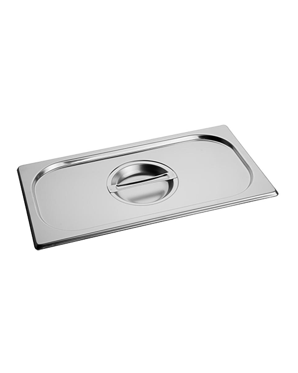 Couvercle Gastronorm - 1/3 GN - 32,5 x 17,6 CM - Inox - Standard - Caterchef - 953136