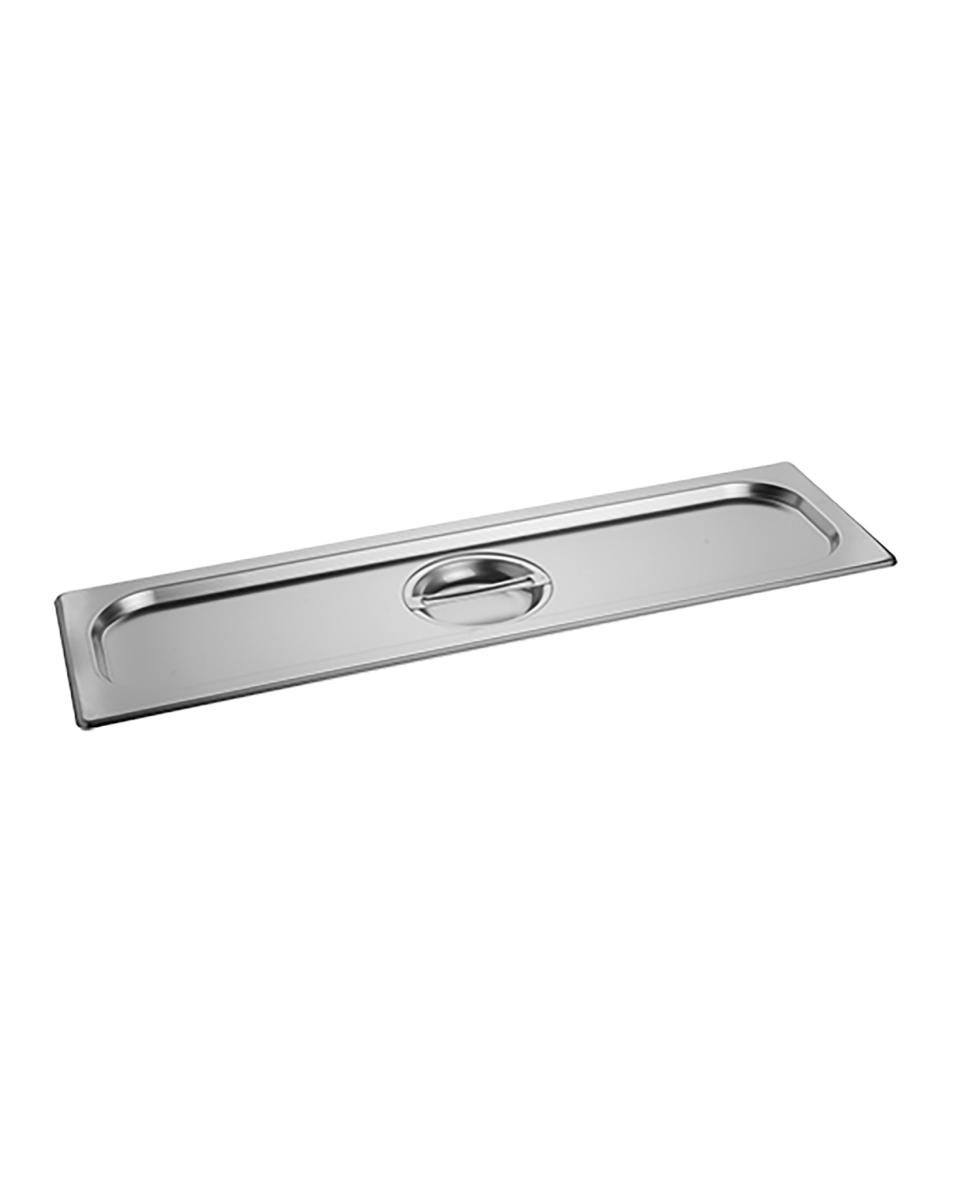 Couvercle Gastronorm - GN 2/4 - 53 x 16,2 CM - Inox - Standard - Caterchef - 953246