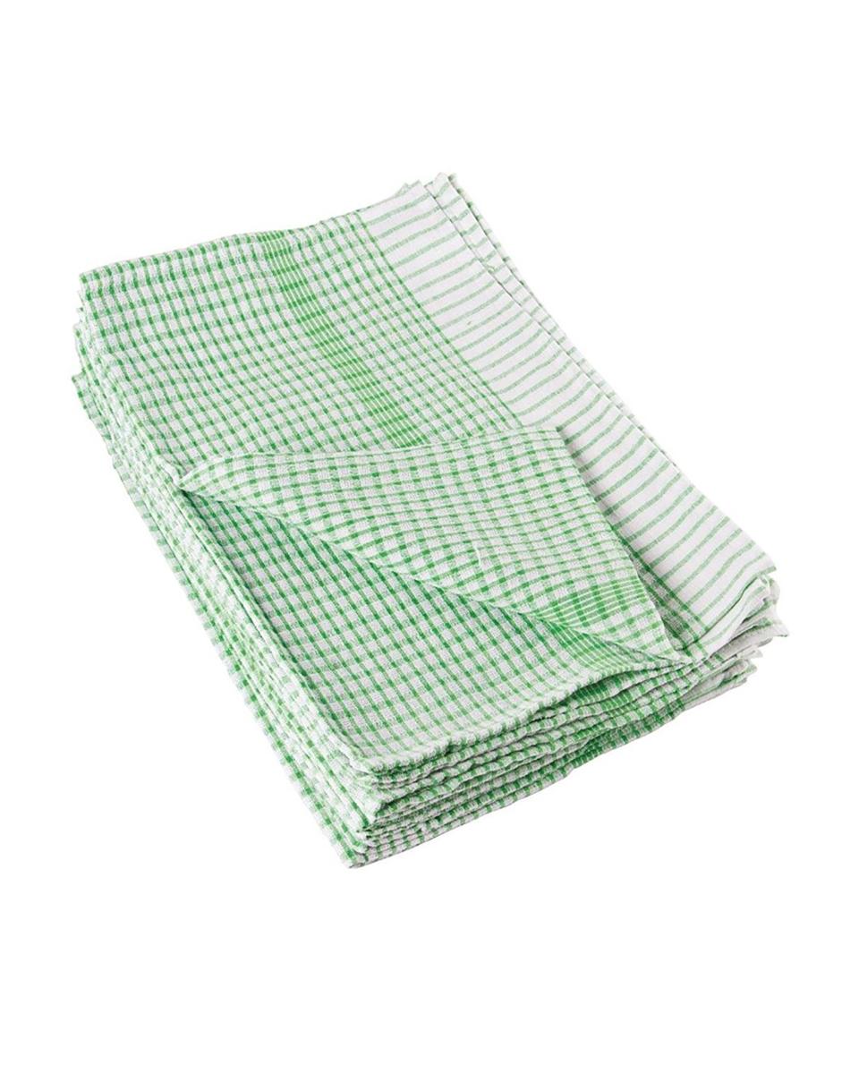 Torchon - 10 pièces - Vert - 50,8 x 76,2 CM - Coton/Polyester - Vogue - E700