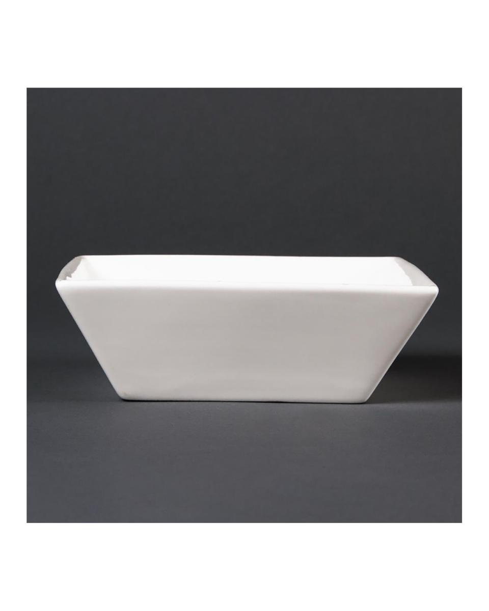 Plat - 6 pièces - Ø 14 x 14 CM - Porcelaine - Olympia - CD639