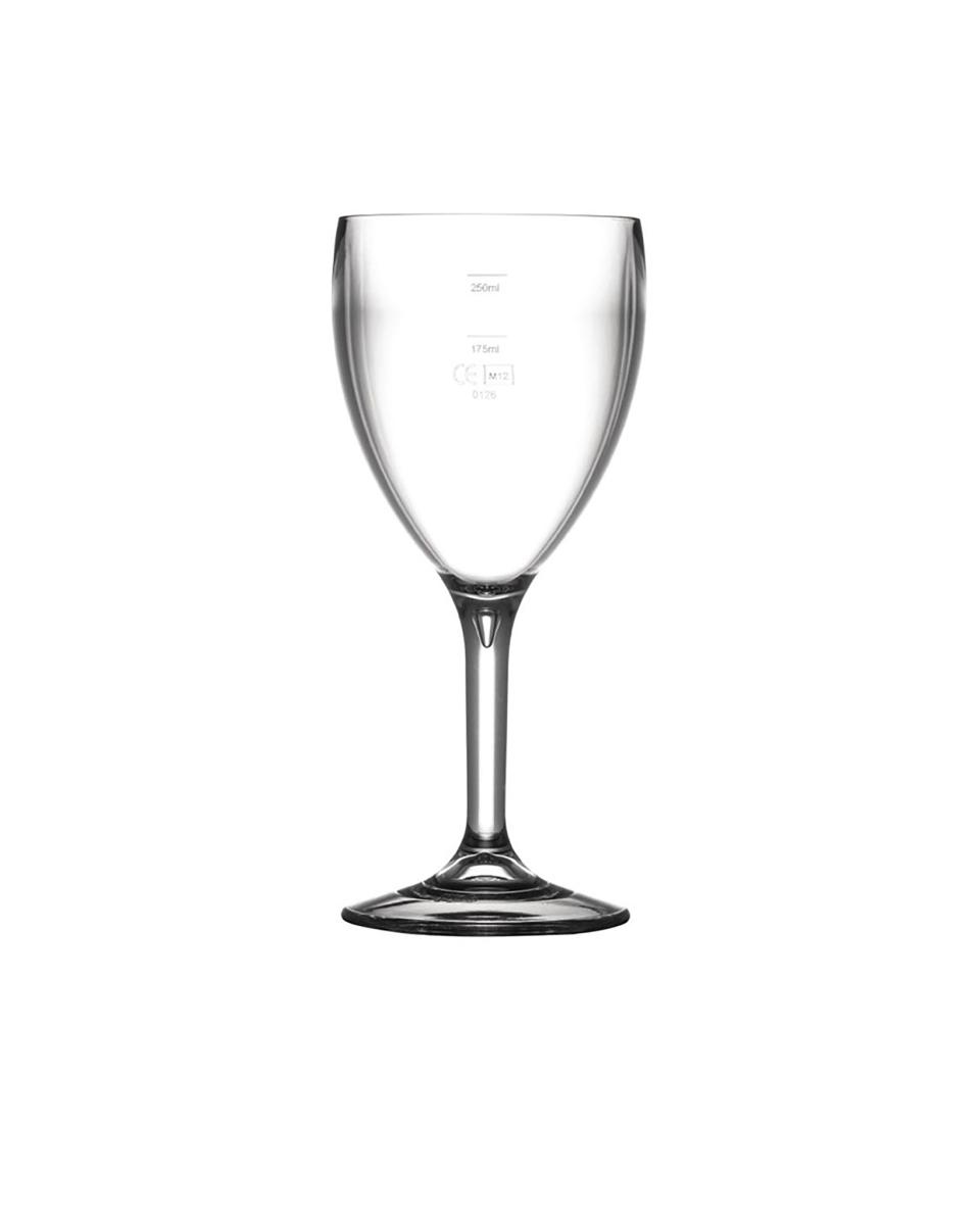 Verre à vin - 31 CL - 12 pièces - Ø 8,1 x H 18,8 CM - Polycarbonate - BBP - CG299