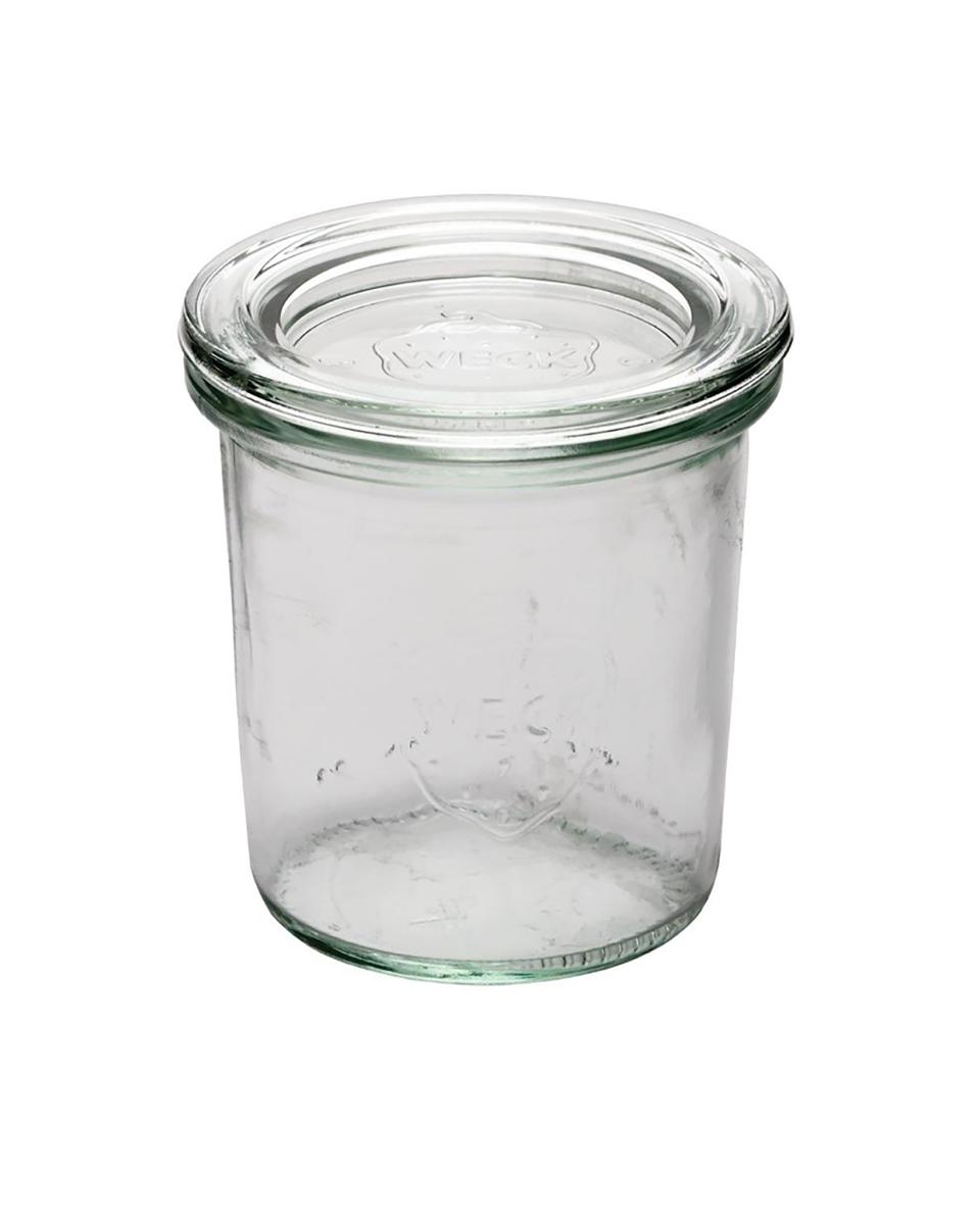 Pot Weck - 14 CL - 12 pièces - Noir - Ø 6 x H 7 CM - Verre - APS - GH387