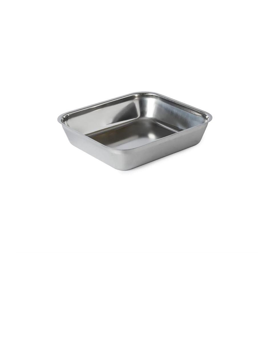 Plateau à viande - H 5,5 x 24,4 x 21,6 CM - Inox - Gastro M - GN789