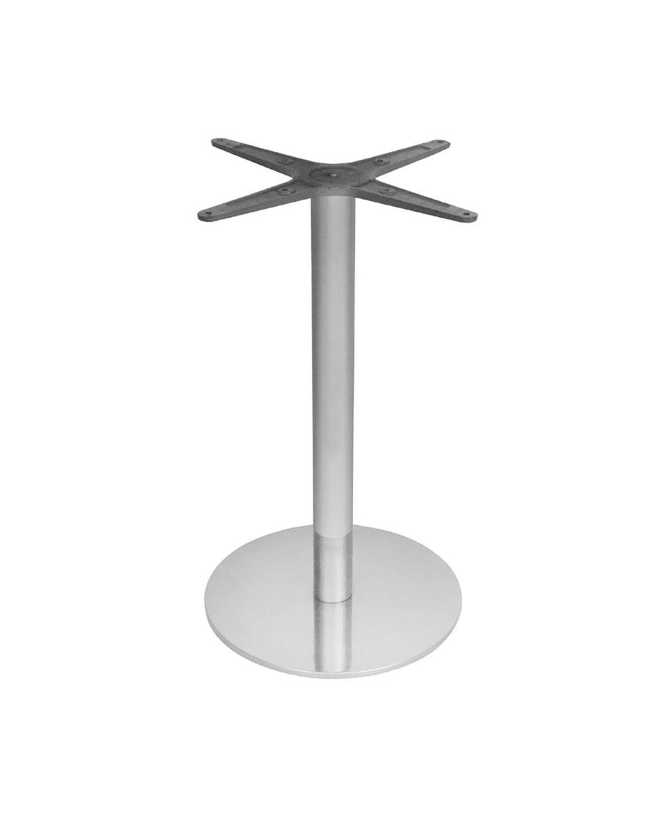 Pied de table - Ø 40 x H 68 x 40 CM - Inox - Bolero - GK992