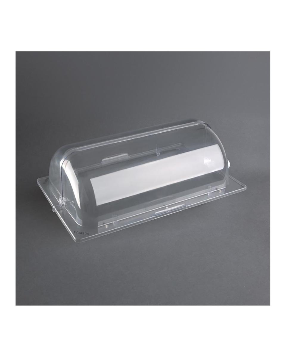 Couvercle Rolltop - GN 1/1 - Transparent - H 16,5 x 53,5 x 33,5 CM - Polycarbonate - Olympia - CM930