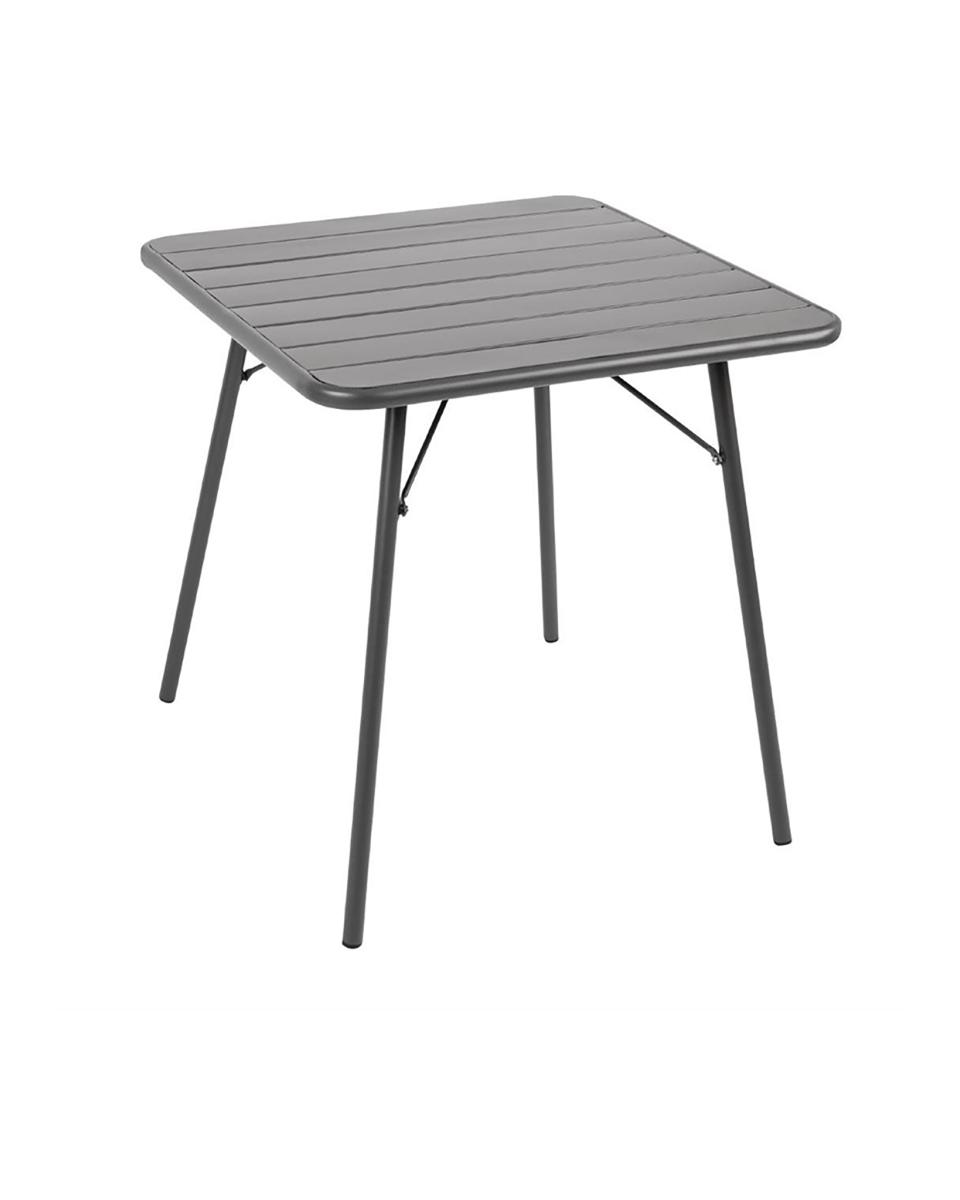 Table - Gris - H 71 x 70 x 70 CM - Acier - Bolero - CS730